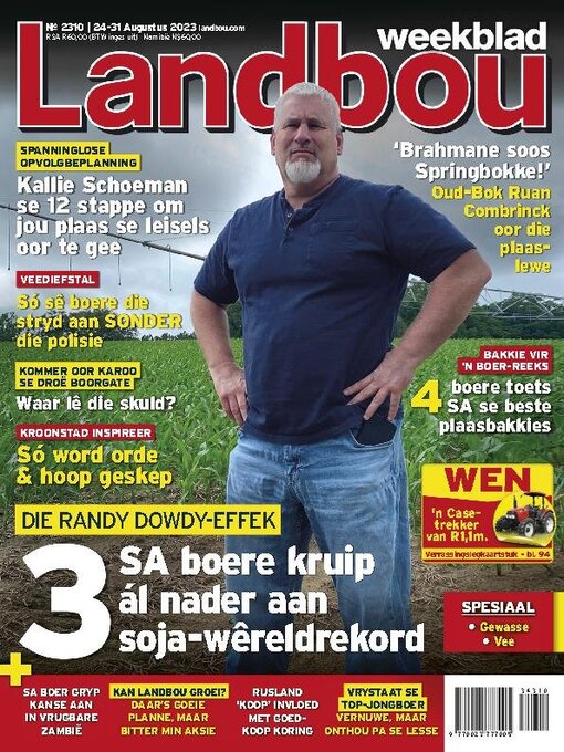 Title details for Landbouweekblad by Media 24 Ltd - Wait list